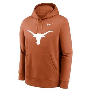 Nike Men's Tan Hoodie with White Logo